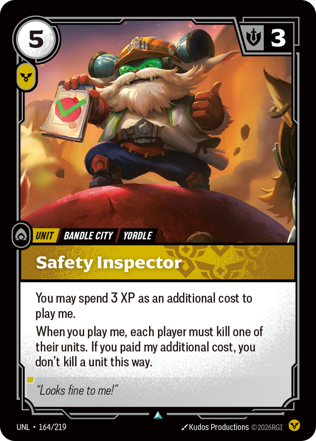 Riftbound Unit: Safety Inspector