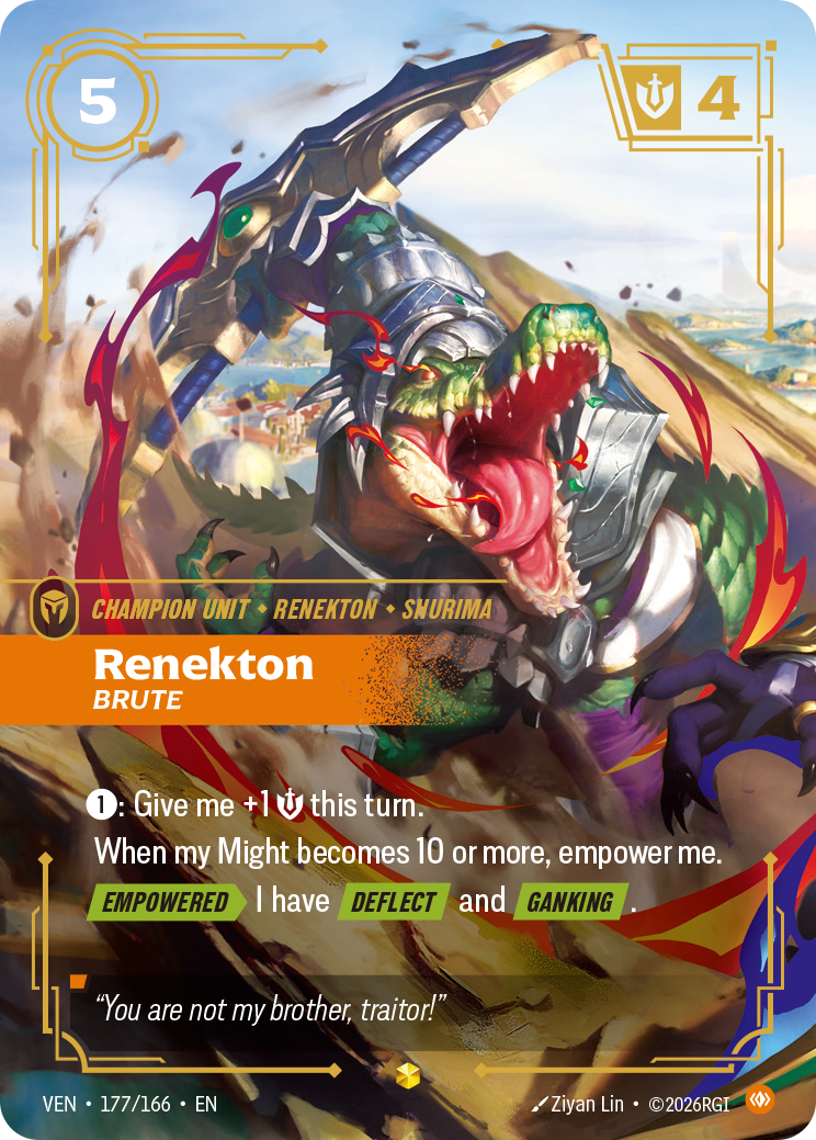 Riftbound Champion Unit: Renekton