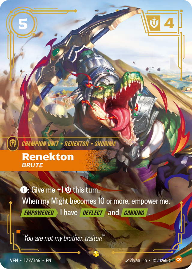 Riftbound Champion Unit: Renekton