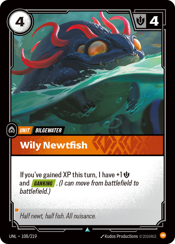 Riftbound Unit: Wily Newtfish