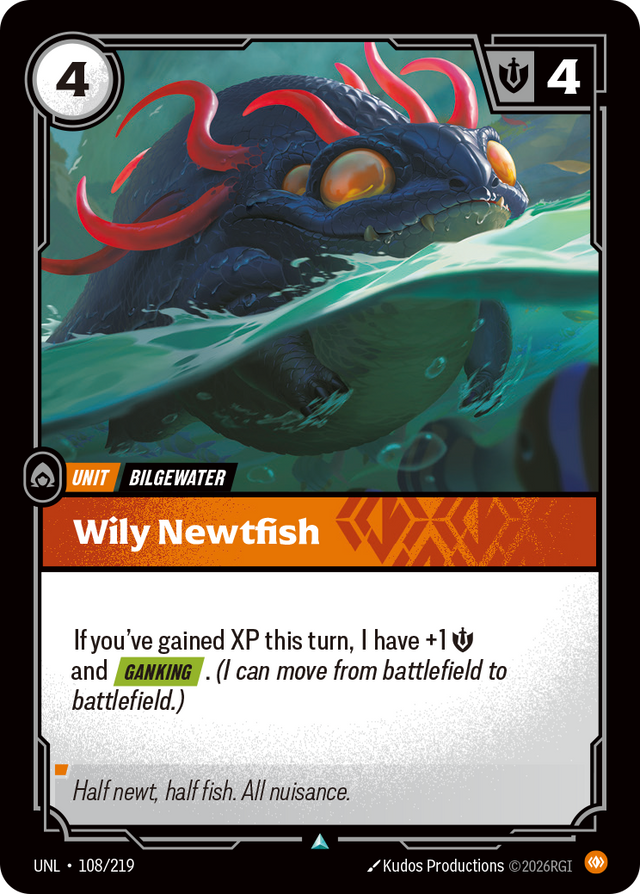 Riftbound Unit: Wily Newtfish
