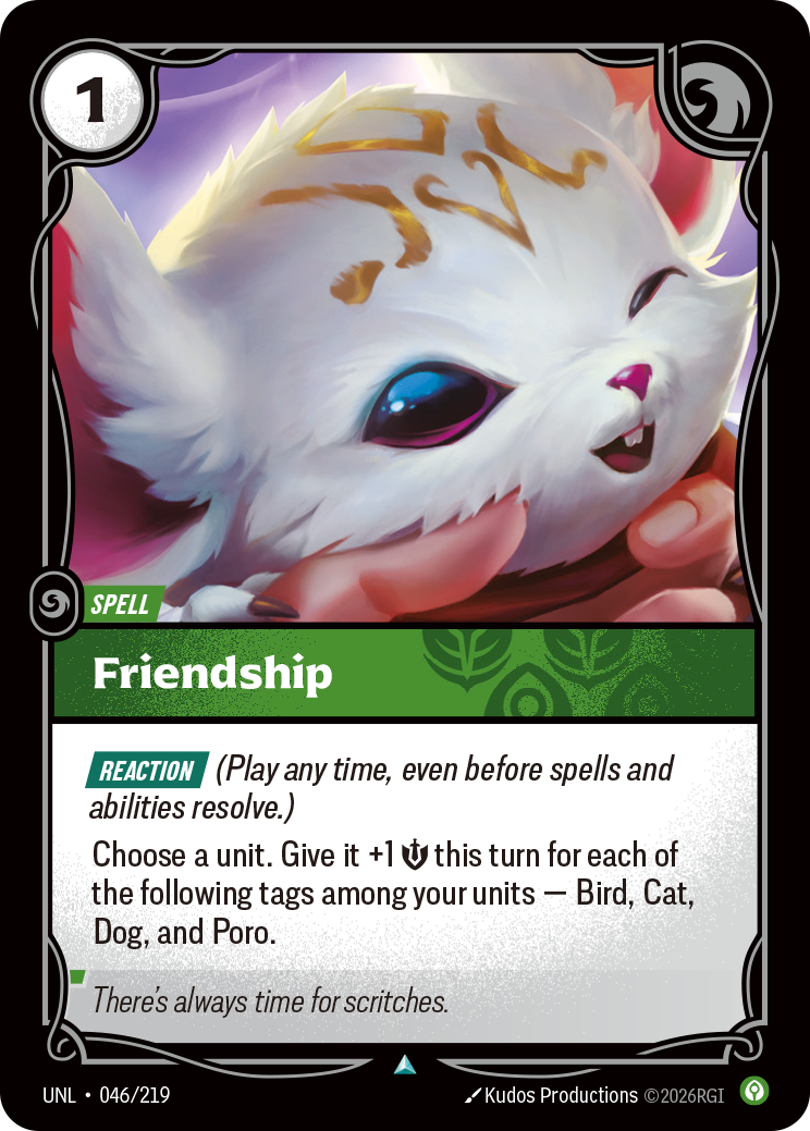 Riftbound Spell: Friendship