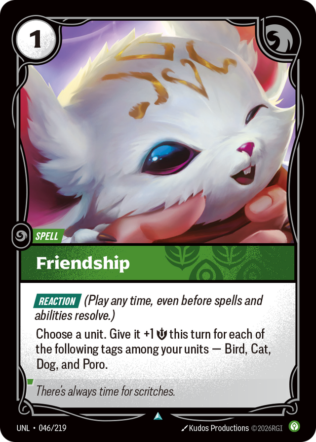 Riftbound Spell: Friendship