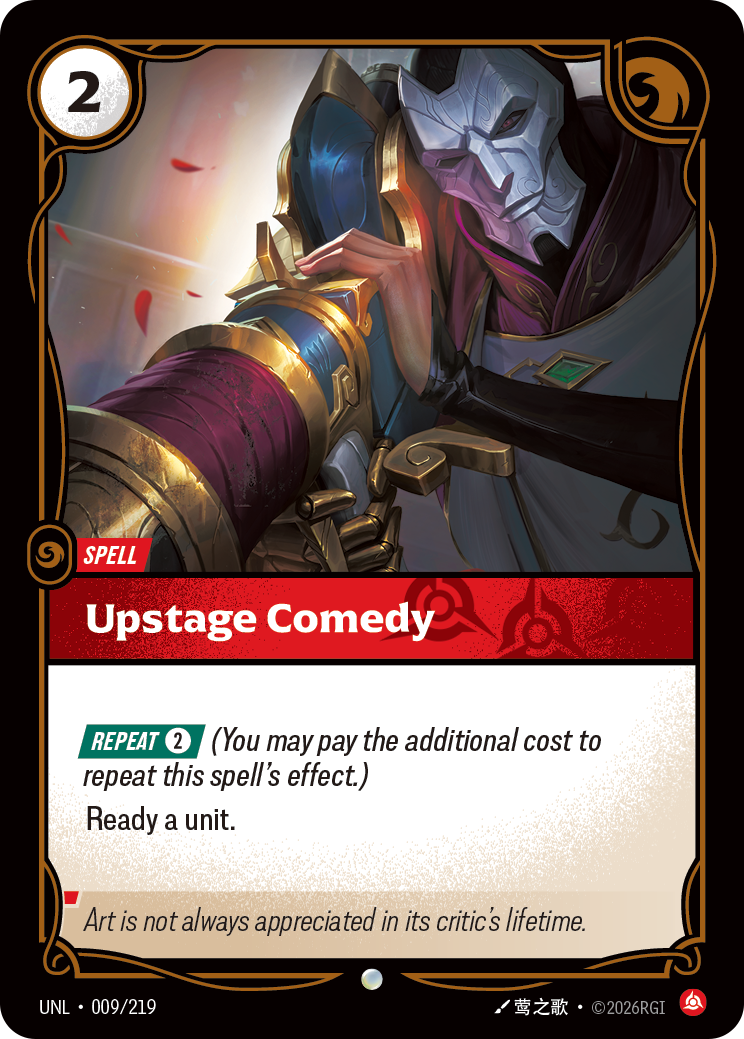 Riftbound Spell: Upstage Comedy