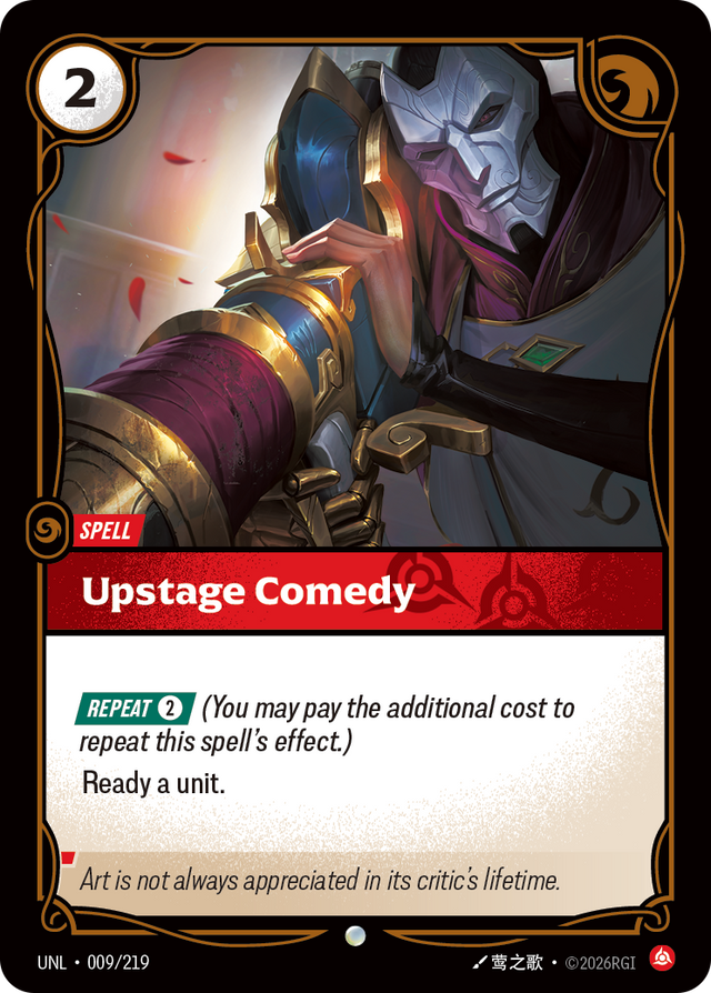 Riftbound Spell: Upstage Comedy