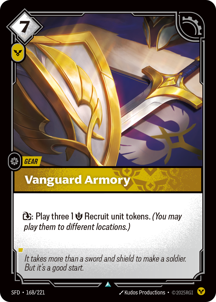 Riftbound Gear: Vanguard Armory