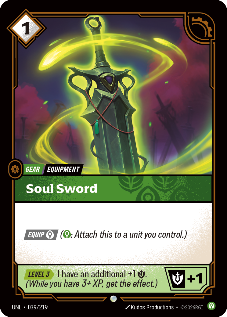 Riftbound Gear: Soul Sword