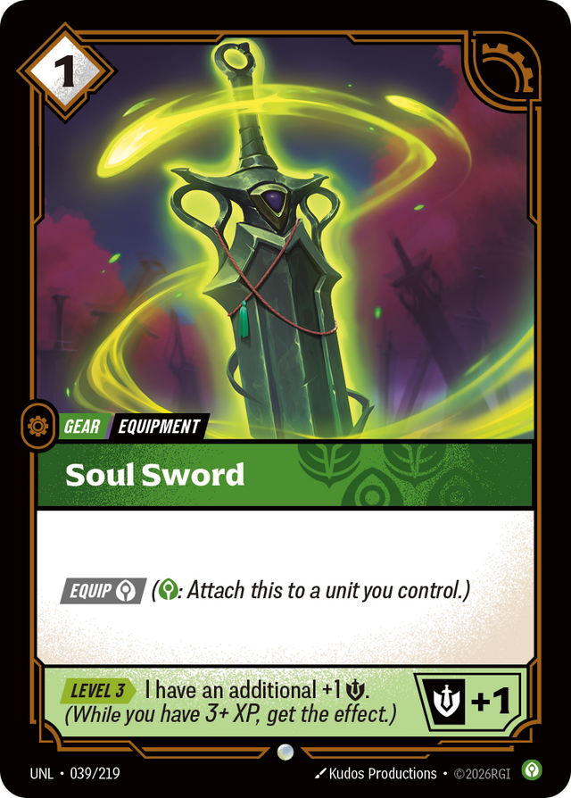 Riftbound Gear: Soul Sword