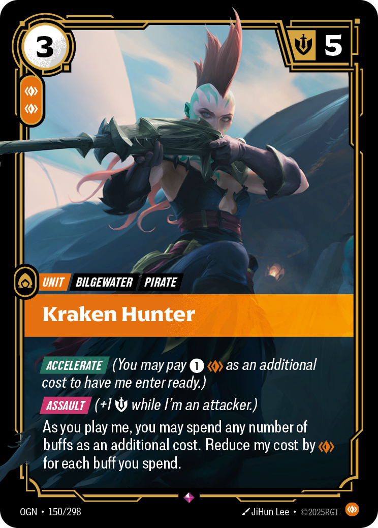 Riftbound Unit: Kraken Hunter