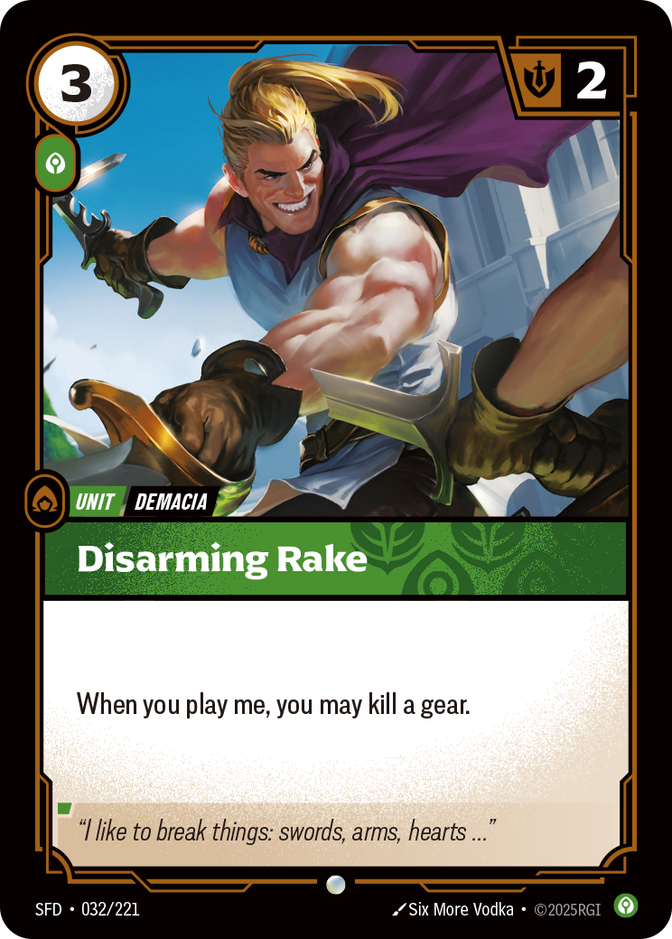 Riftbound Unit: Disarming Rake