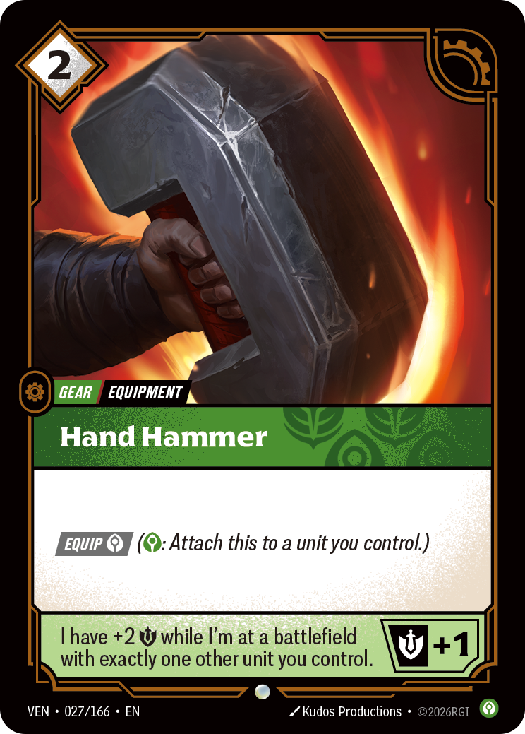 Riftbound Gear: Hand Hammer
