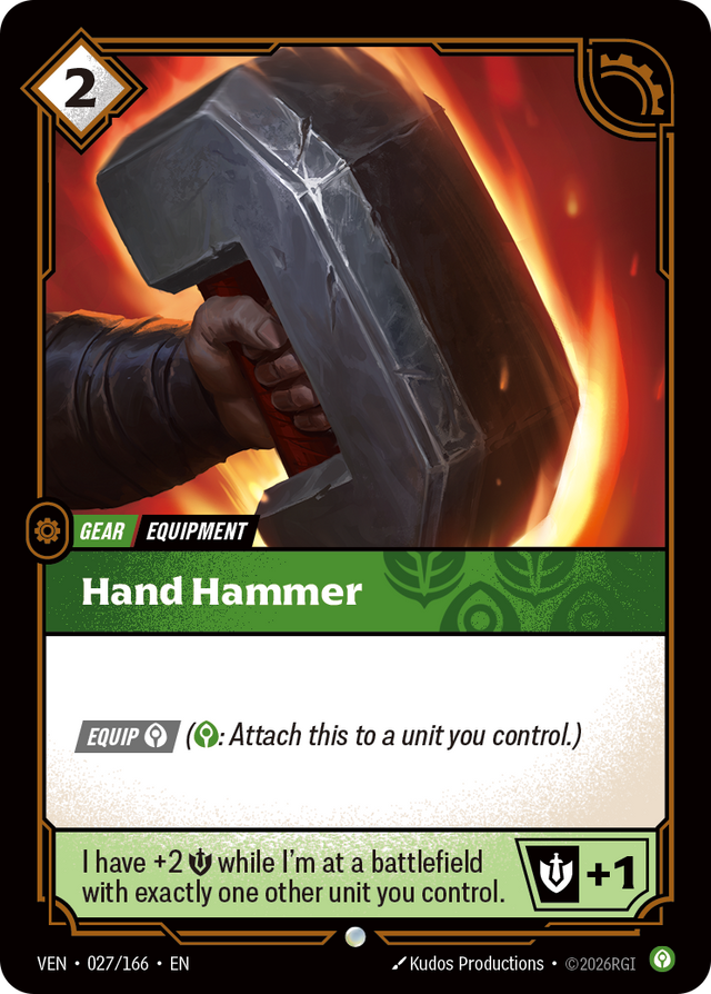 Riftbound Gear: Hand Hammer
