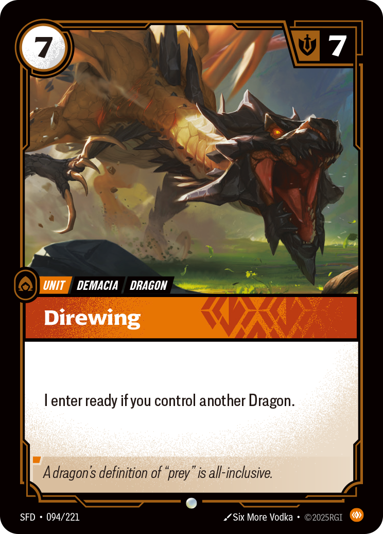 Riftbound Unit: Direwing