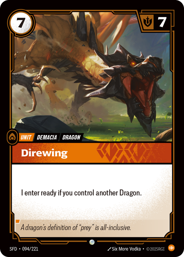Riftbound Unit: Direwing
