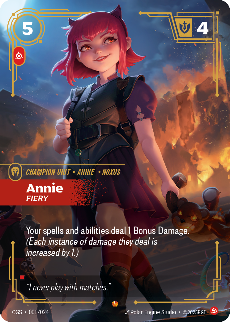 Riftbound Champion Unit: Annie