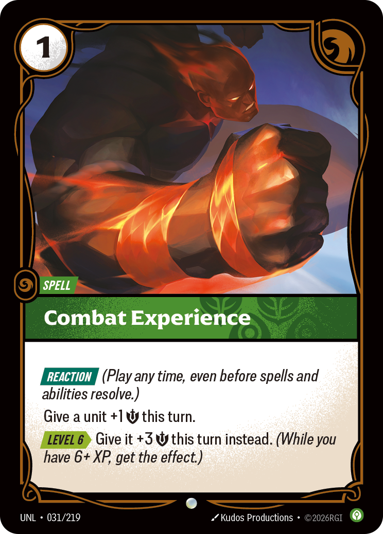 Riftbound Spell: Combat Experience