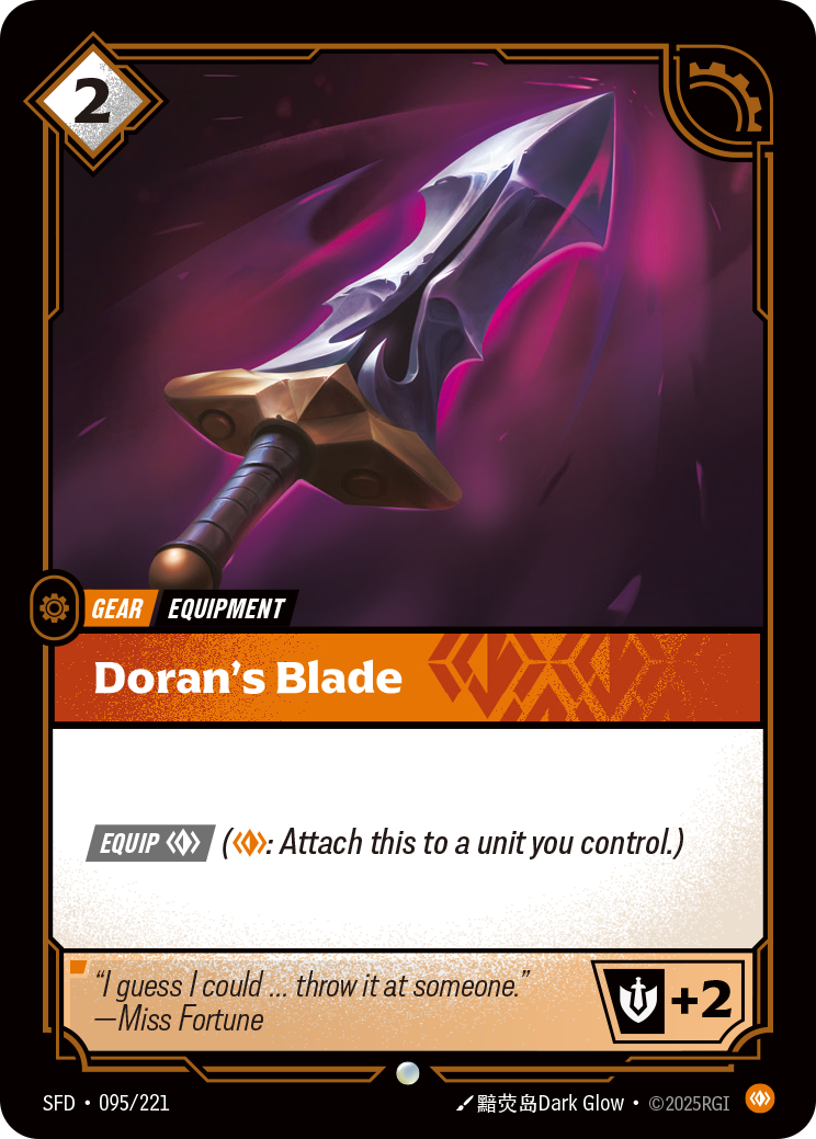 Riftbound Gear: Doran's Blade
