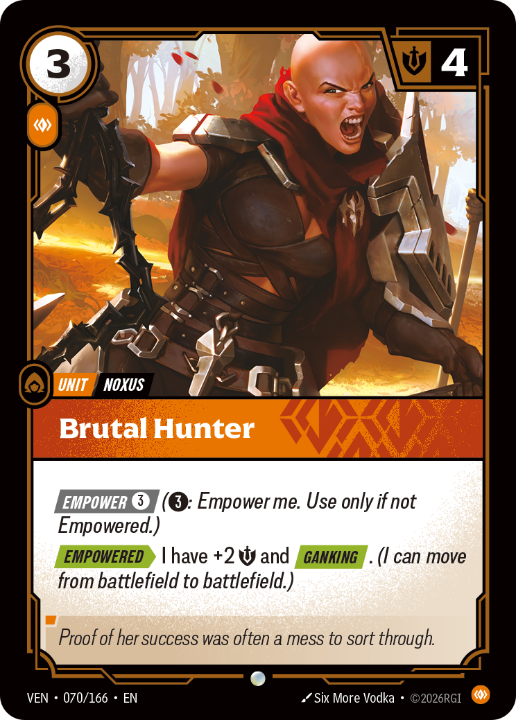 Riftbound Unit: Brutal Hunter