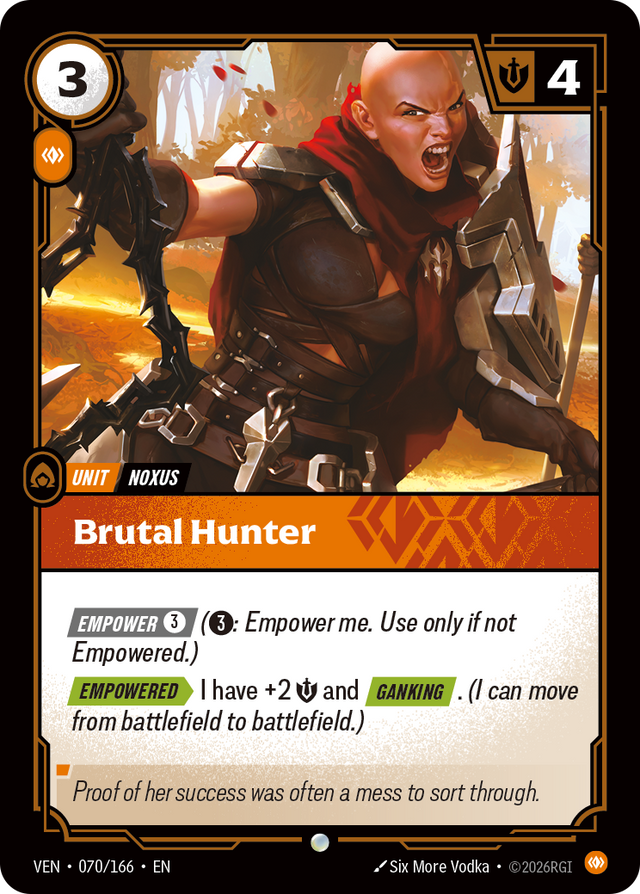 Riftbound Unit: Brutal Hunter