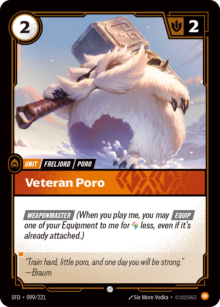 Riftbound Unit: Veteran Poro