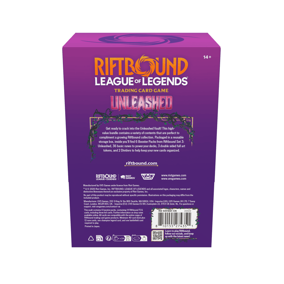 Riftbound Unleashed Vault