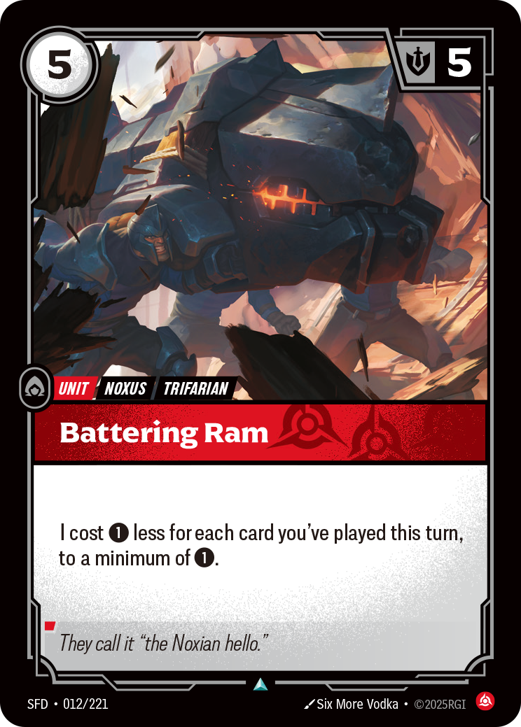 Riftbound Unit: Battering Ram