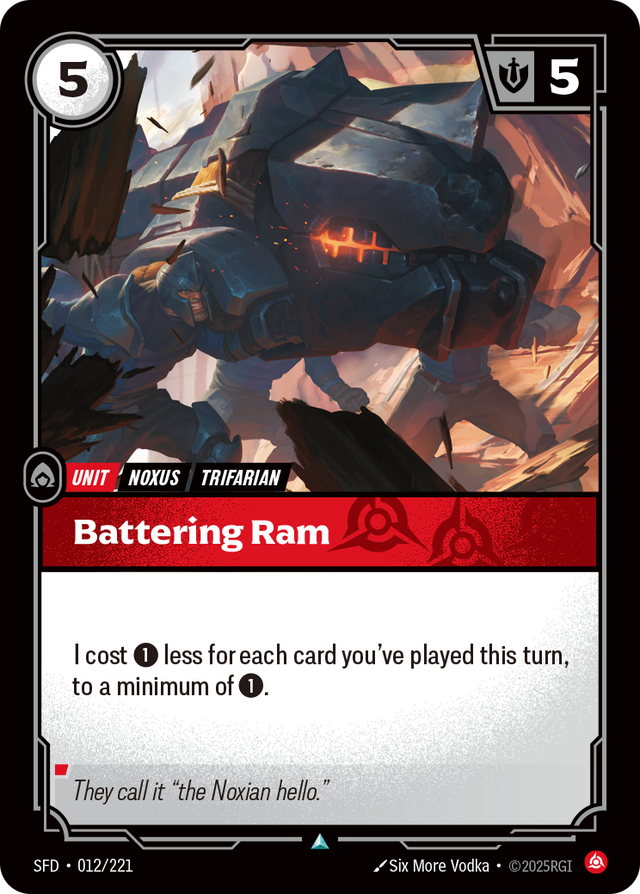Riftbound Unit: Battering Ram