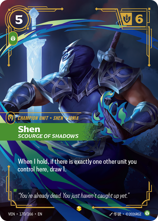 Riftbound Champion Unit: Shen