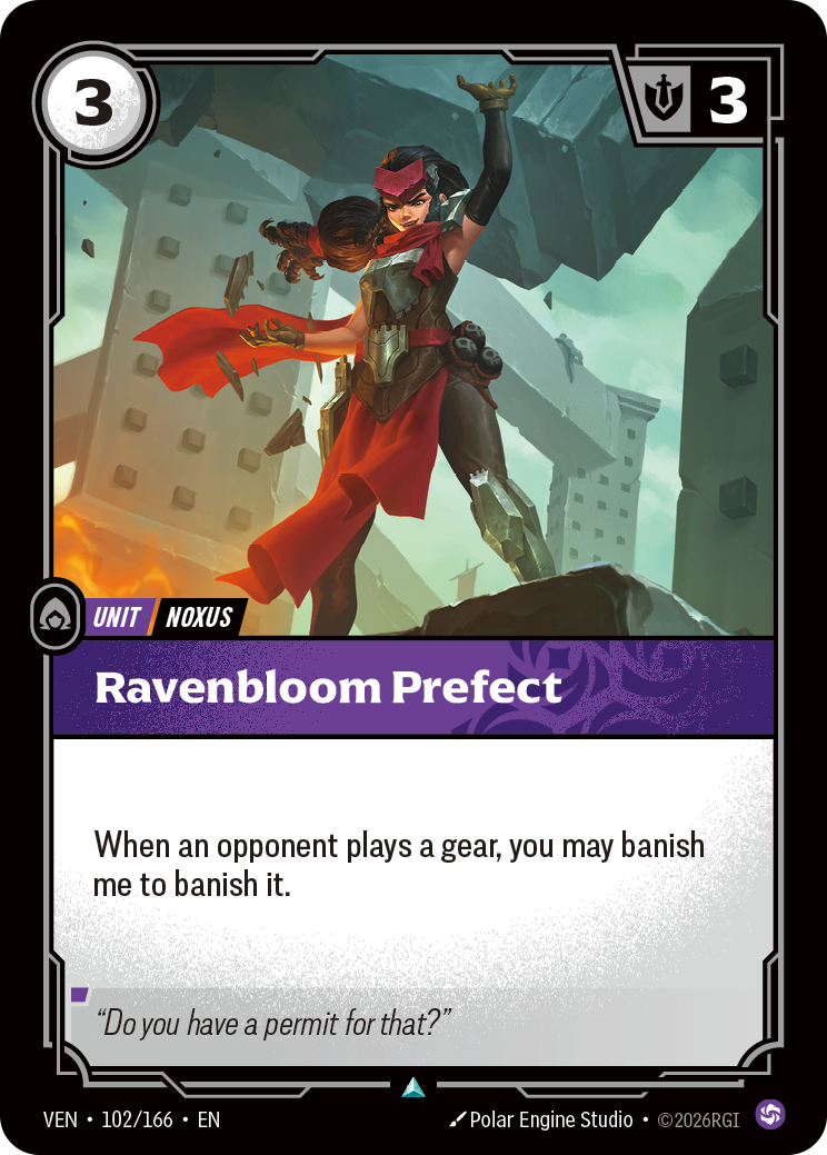 Riftbound Unit: Ravenbloom Prefect
