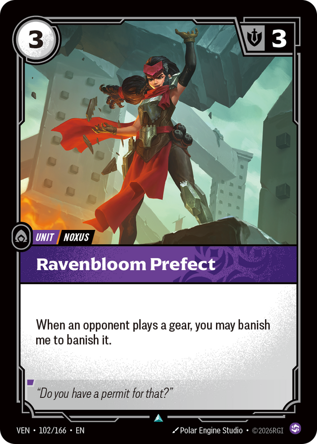 Riftbound Unit: Ravenbloom Prefect