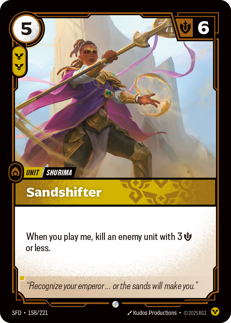 Riftbound Unit: Sandshifter