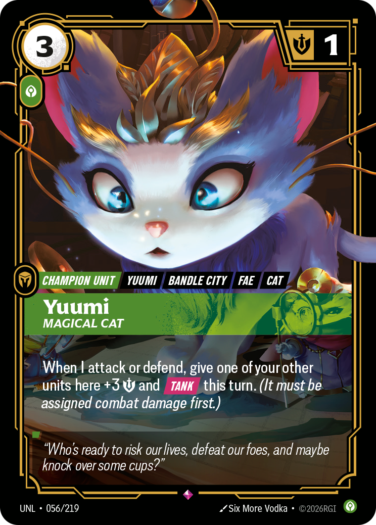 Riftbound Champion Unit: Yuumi