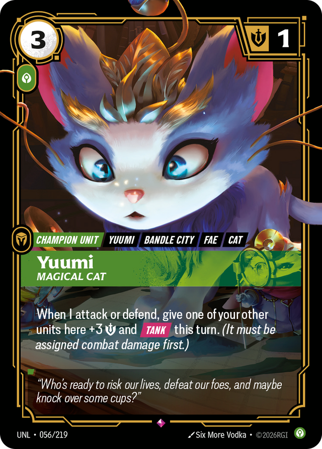 Riftbound Champion Unit: Yuumi