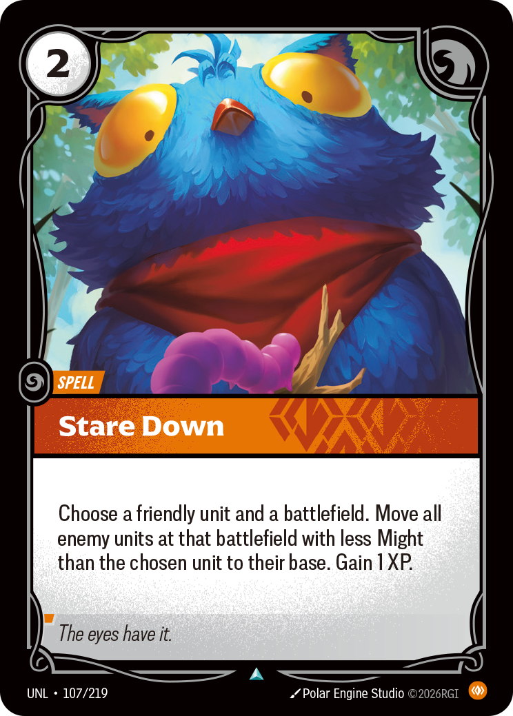Riftbound Spell: Stare Down