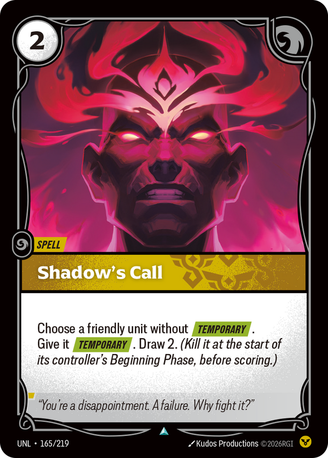 Riftbound Spell: Shadow's Call