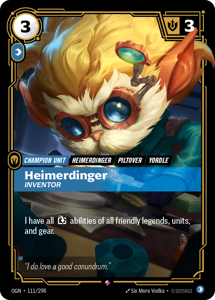 Riftbound Champion Unit: Heimerdinger