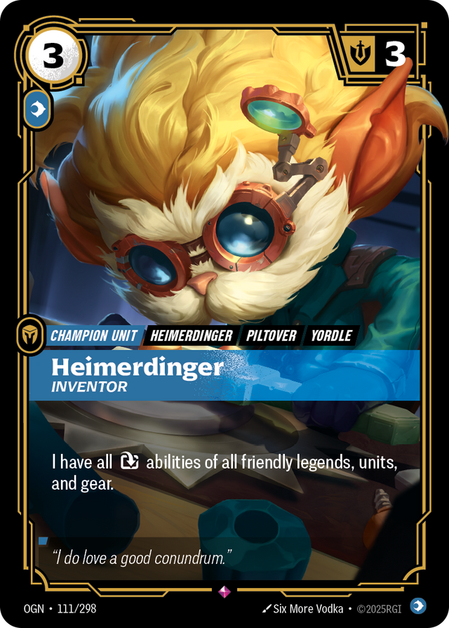 Riftbound Champion Unit: Heimerdinger