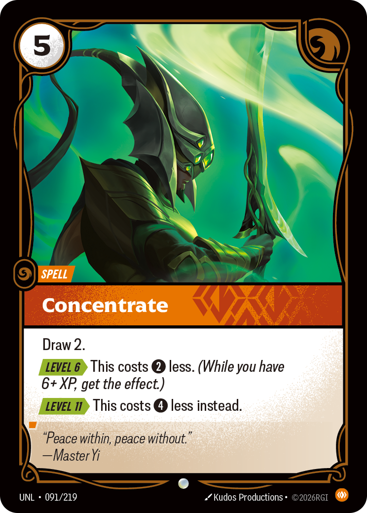 Riftbound Spell: Concentrate