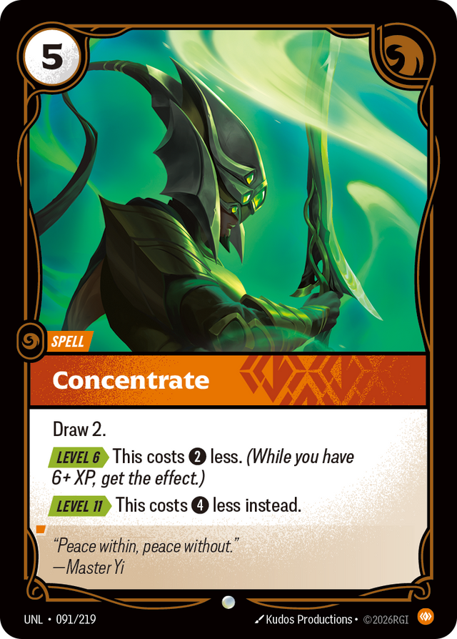 Riftbound Spell: Concentrate