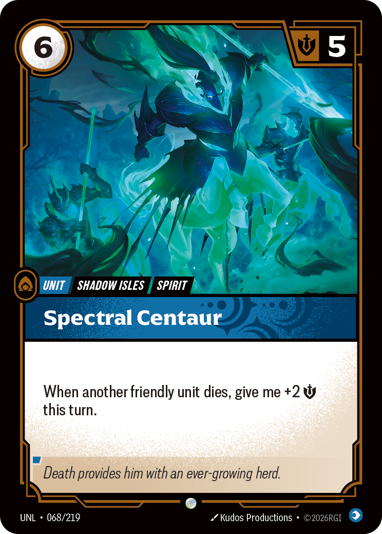 Riftbound Unit: Spectral Centaur