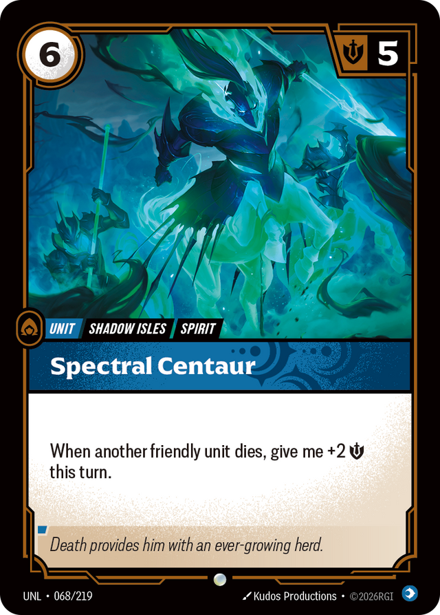 Riftbound Unit: Spectral Centaur
