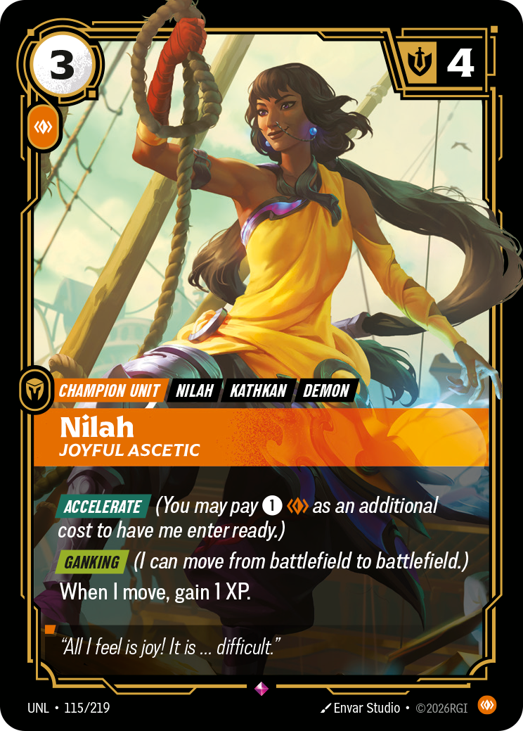 Riftbound Champion Unit: Nilah
