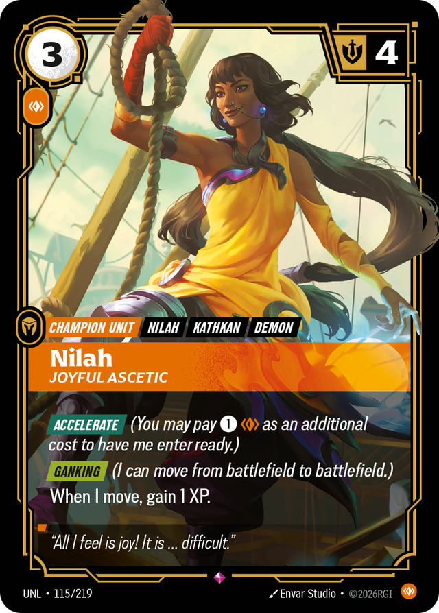 Riftbound Champion Unit: Nilah