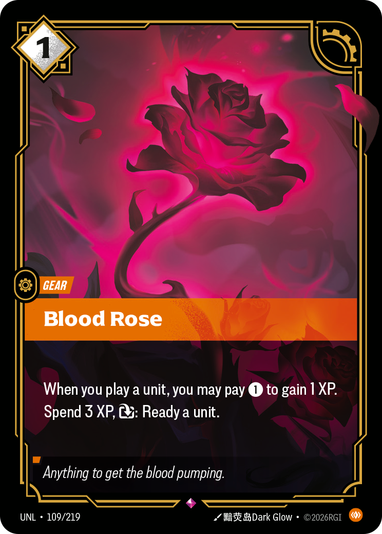 Riftbound Gear: Blood Rose