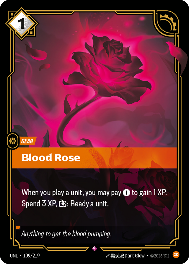 Riftbound Gear: Blood Rose