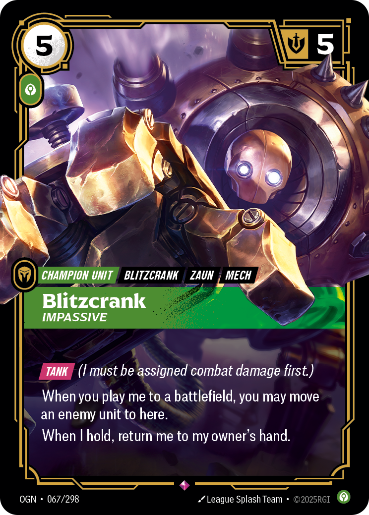 Riftbound Champion Unit: Blitzcrank