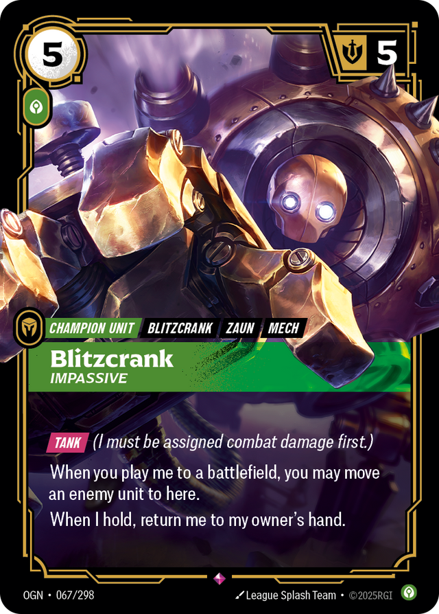 Riftbound Champion Unit: Blitzcrank
