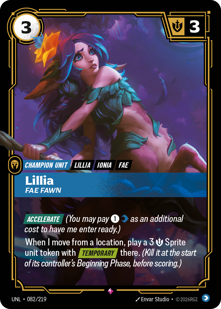Riftbound Champion Unit: Lillia