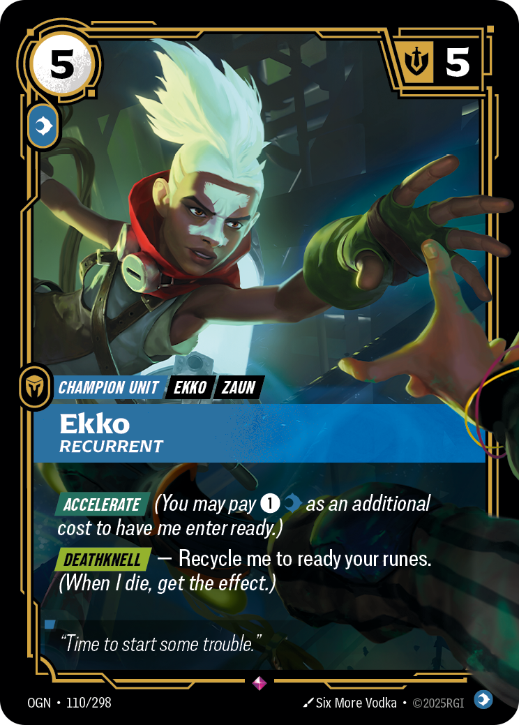 Riftbound Champion Unit: Ekko