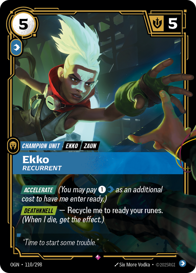 Riftbound Champion Unit: Ekko